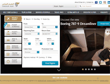 Tablet Screenshot of omanair.com